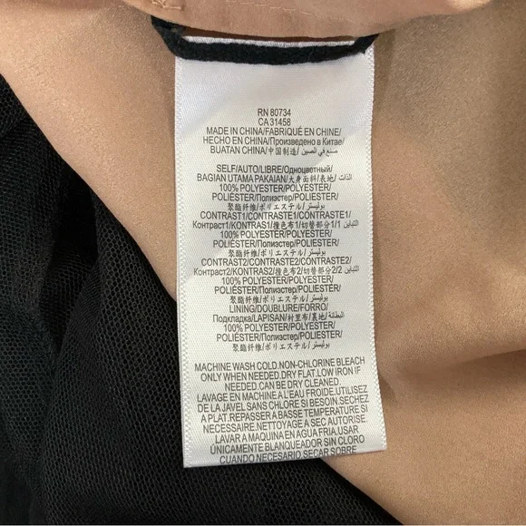 BCBGMaxAzria Keana High-Low Black Sleeveless Formal Dress Size 8 - Picture 10 of 10